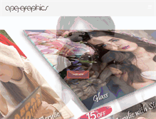 Tablet Screenshot of apggraphics.com